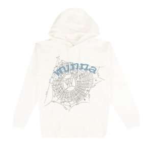 Sp5der x Gunnar Wunna White Hoodie