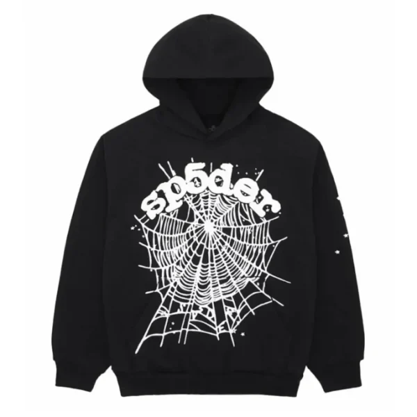 Sp5der OG Web Hoodie Black Sp5der OG Web Hoodie Black