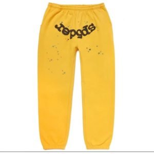 Sp5der Young Thug 555555 Yellow Sweatpant